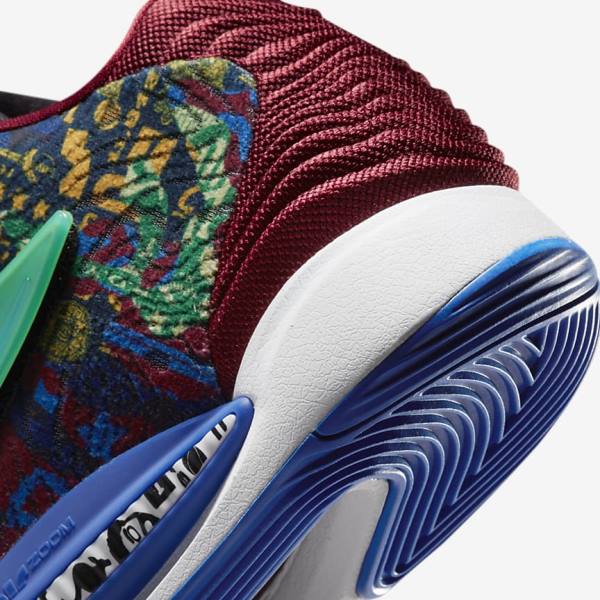 Buty Do Koszykówki Damskie Nike KD14 NRG Niebieskie Królewski Niebieski Niebieskie Głęboka Zielone | NK728OKF