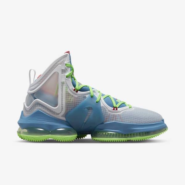 Buty Do Koszykówki Damskie Nike LeBron 19 Pomarańczowe Złote Czerwone Głęboka Niebieskie | NK897YRH