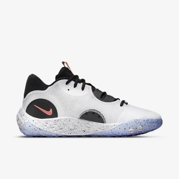 Buty Do Koszykówki Damskie Nike PG 6 Białe Czarne Niebieskie Czerwone | NK432SDK