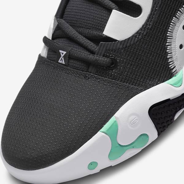 Buty Do Koszykówki Damskie Nike PG 6 Czarne Białe Mięta | NK321DIL