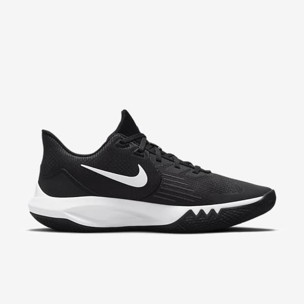 Buty Do Koszykówki Damskie Nike Precision 5 Czarne Ciemny Szare Białe | NK257PDV