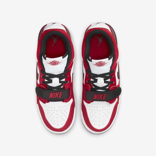 Buty Do Koszykówki Dziecięce Nike Air Jordan Legacy 312 Low Older Białe Czerwone Czarne | NK065WNV