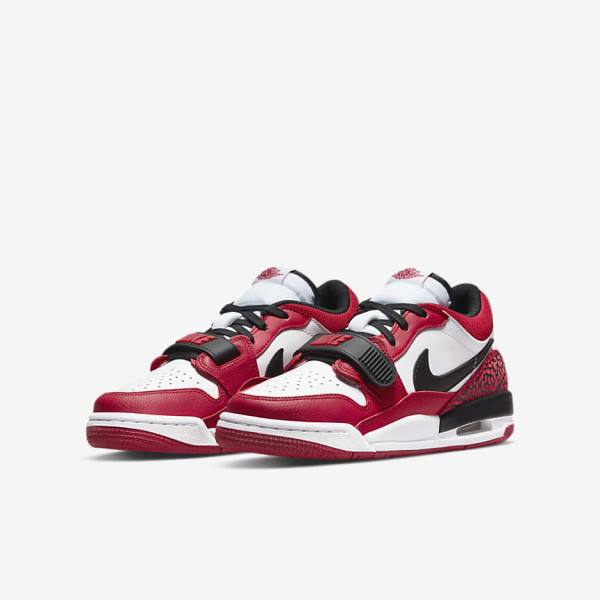 Buty Do Koszykówki Dziecięce Nike Air Jordan Legacy 312 Low Older Białe Czerwone Czarne | NK065WNV