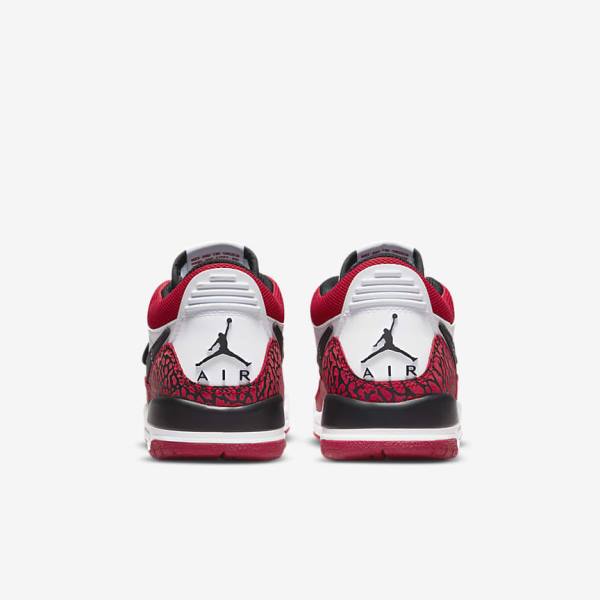 Buty Do Koszykówki Dziecięce Nike Air Jordan Legacy 312 Low Older Białe Czerwone Czarne | NK065WNV