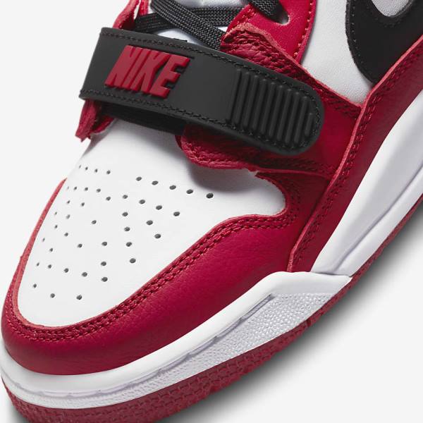 Buty Do Koszykówki Dziecięce Nike Air Jordan Legacy 312 Low Older Białe Czerwone Czarne | NK065WNV