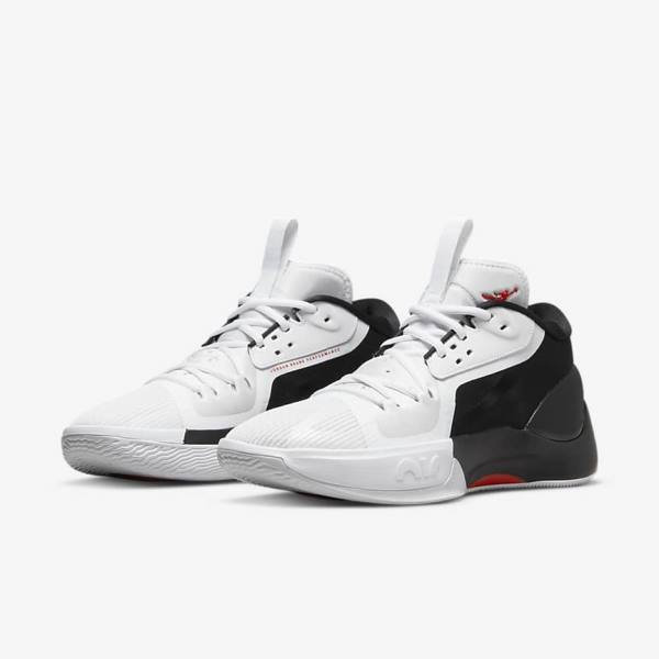 Buty Do Koszykówki Męskie Nike Jordan Zoom Separate Czarne Białe Czerwone | NK982FXR