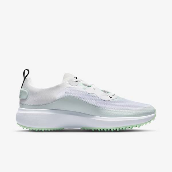 Buty Golfowe Damskie Nike Ace Summerlite Białe Platyna Mięta Czarne | NK864CHQ