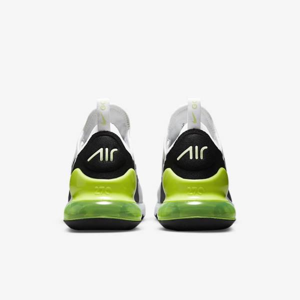 Buty Golfowe Damskie Nike Air Max 270 G Białe Czarne | NK405IMG