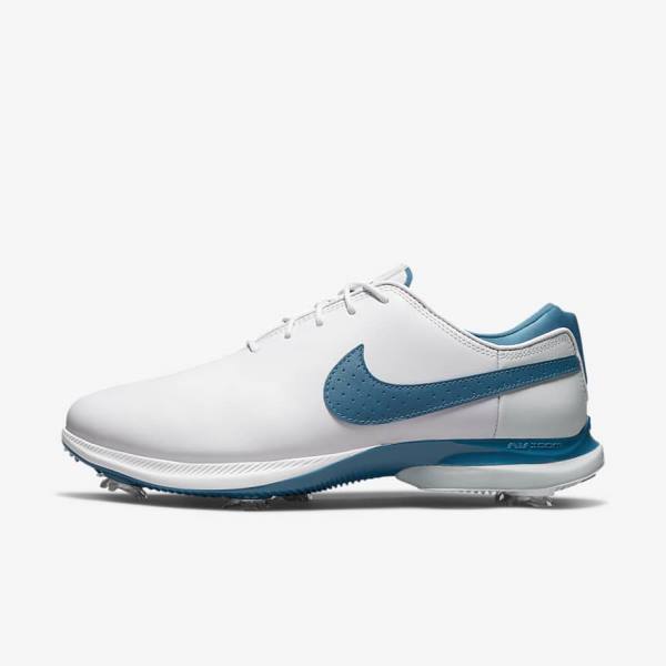 Buty Golfowe Męskie Nike Air Zoom Victory Tour 2 Białe | NK814FLS