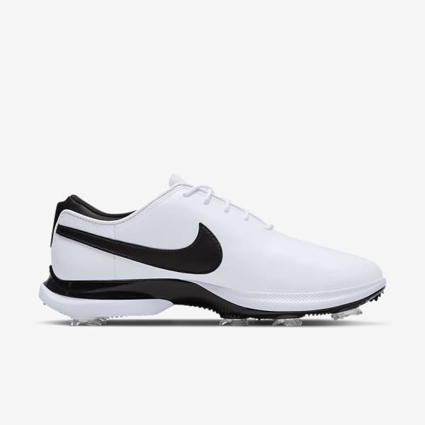 Buty Golfowe Męskie Nike Air Zoom Victory Tour 2 Białe Czarne | NK912XHG