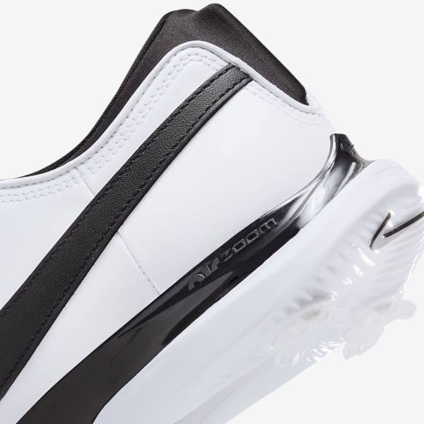 Buty Golfowe Męskie Nike Air Zoom Victory Tour 2 Białe Czarne | NK912XHG