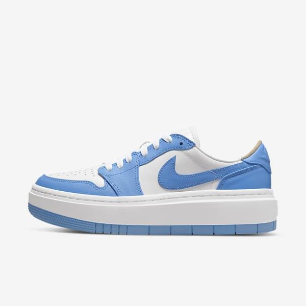 Buty Jordan Damskie Nike Air Jordan 1 Elevate Low SE Białe Czarne Niebieskie | NK846CRA