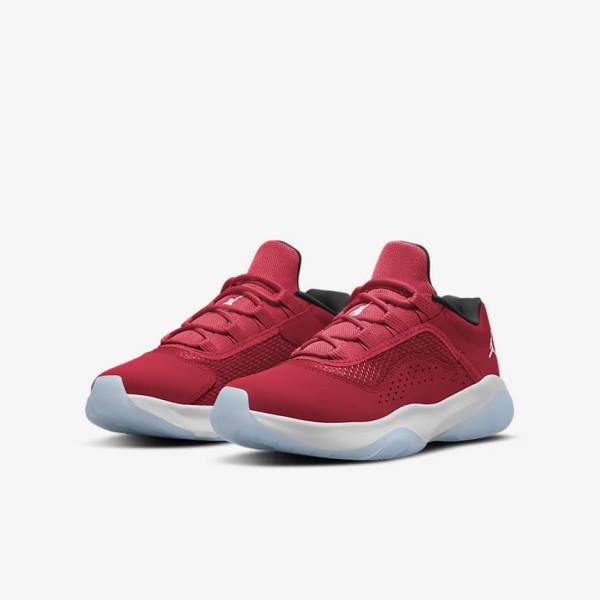 Buty Jordan Dziecięce Nike Air Jordan 11 CMFT Low Older Czerwone Czarne Białe | NK310ZGF