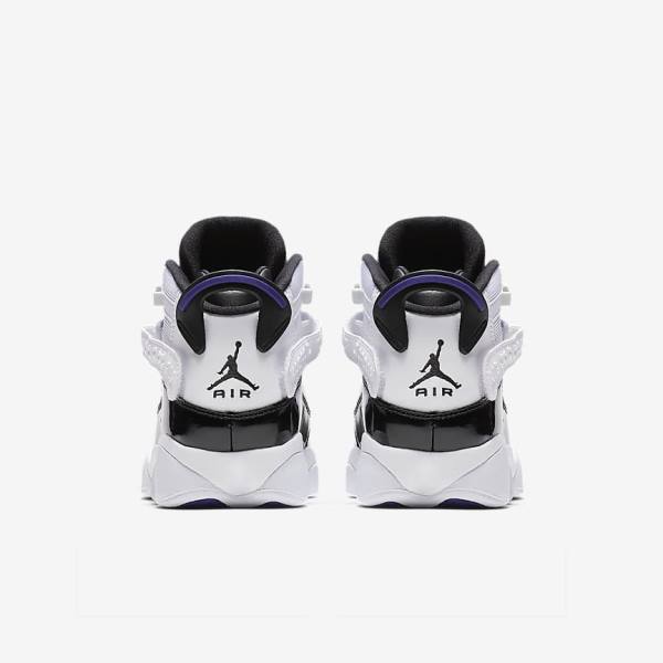 Buty Jordan Dziecięce Nike Jordan 6 Rings Older Białe Czarne | NK485XAS