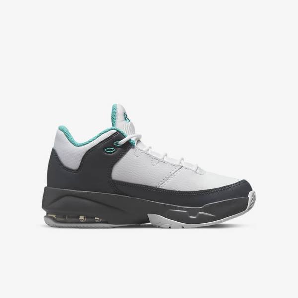 Buty Jordan Dziecięce Nike Jordan Max Aura 3 Older Białe Szare Turkusowe | NK038DSY