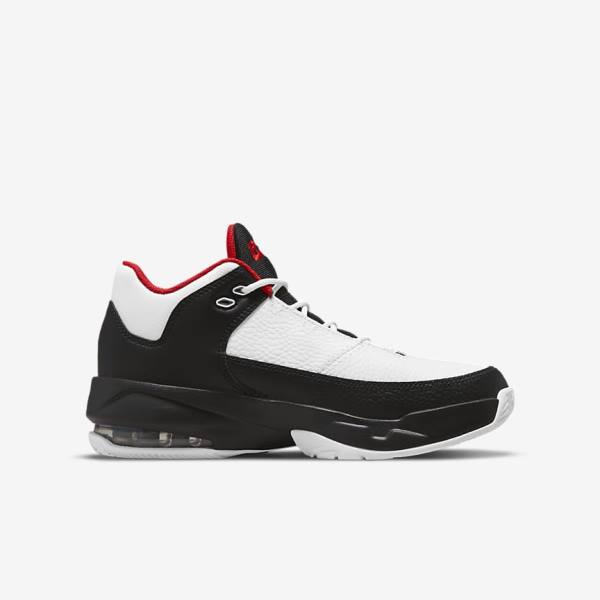 Buty Jordan Dziecięce Nike Jordan Max Aura 3 Older Białe Czarne Czerwone | NK257XAF