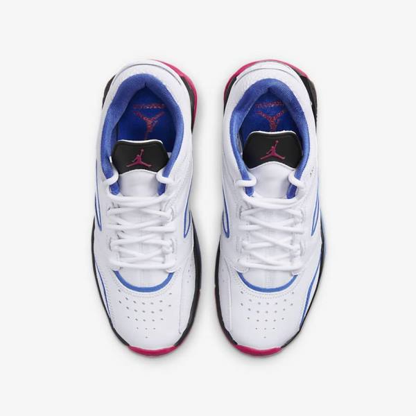 Buty Jordan Dziecięce Nike Jordan Point Lane Older Białe Niebieskie Czarne Różowe | NK243WJB