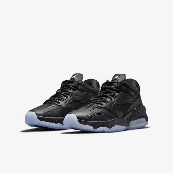 Buty Jordan Dziecięce Nike Jordan Point Lane Older Czarne Białe | NK248AZG