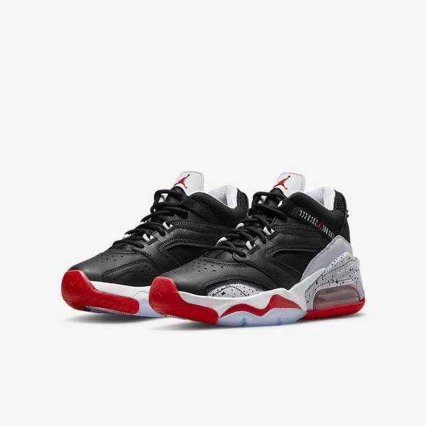 Buty Jordan Dziecięce Nike Jordan Point Lane Older Czarne Szare Białe Czerwone | NK280OUP