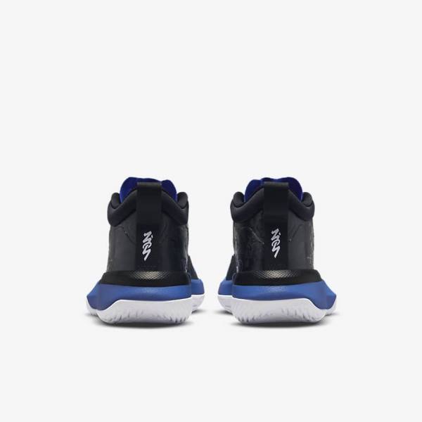 Buty Jordan Dziecięce Nike Zion 1 Older Czarne Królewski Niebieski Białe | NK254LVB