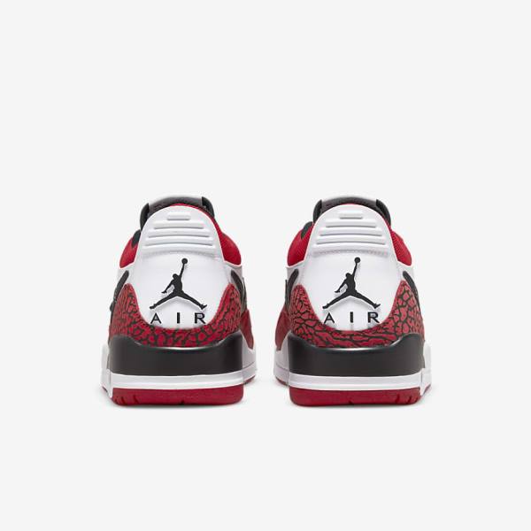 Buty Jordan Męskie Nike Air Jordan Legacy 312 Low Białe Czerwone Czarne | NK627LUD