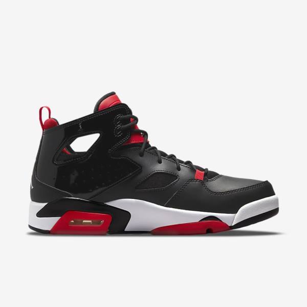 Buty Jordan Męskie Nike Jordan Flight Club 91 Czarne Czerwone Białe | NK258JVA