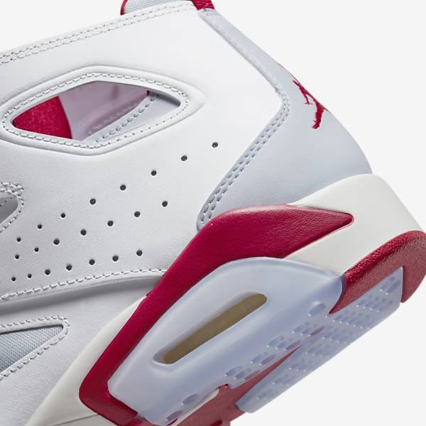 Buty Jordan Męskie Nike Jordan Flight Club 91 Białe Platyna | NK631JHR