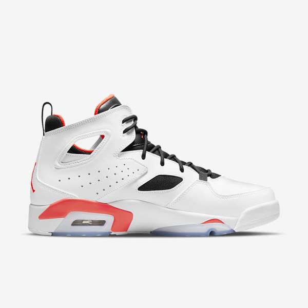 Buty Jordan Męskie Nike Jordan Flight Club 91 Białe Czarne | NK743FYU