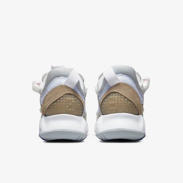 Buty Jordan Męskie Nike Jordan MA2 Białe Khaki Głęboka Beżowe Czerwone | NK076GTK