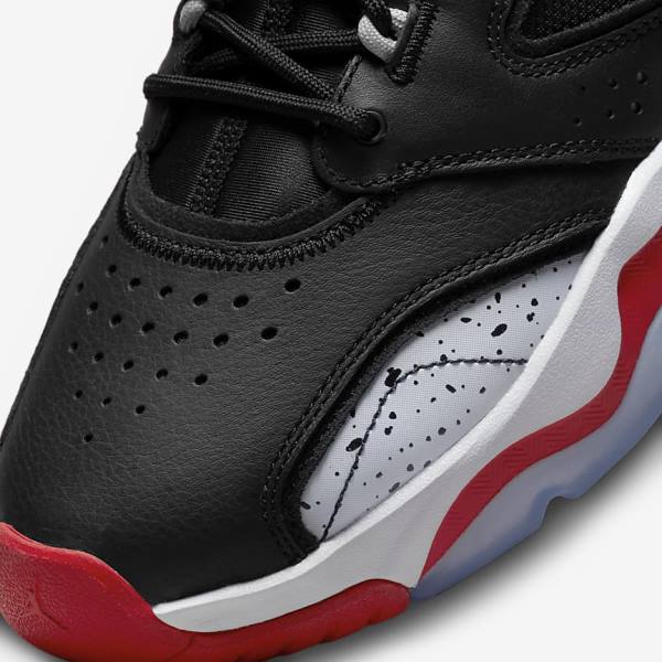 Buty Jordan Męskie Nike Jordan Point Lane Czarne Szare Białe Czerwone | NK085DRG