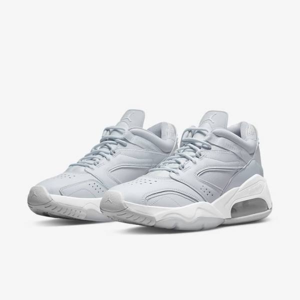 Buty Jordan Męskie Nike Jordan Point Lane Platyna Białe Szare | NK510VRX