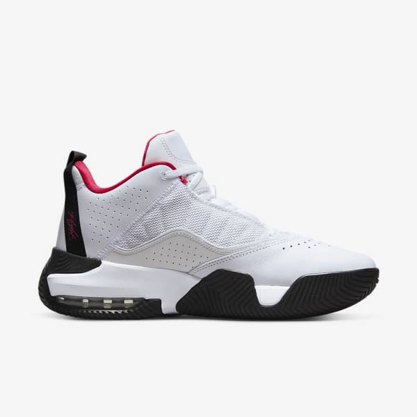 Buty Jordan Męskie Nike Jordan Stay Loyal Białe Czarne Różowe | NK312ZEP