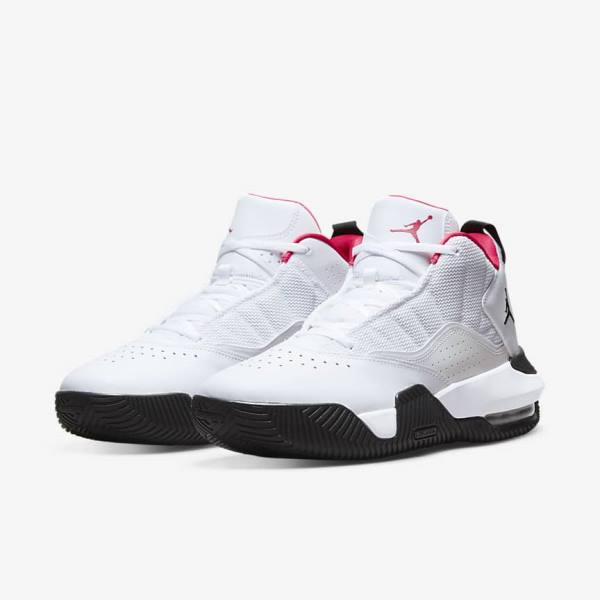 Buty Jordan Męskie Nike Jordan Stay Loyal Białe Czarne Różowe | NK312ZEP