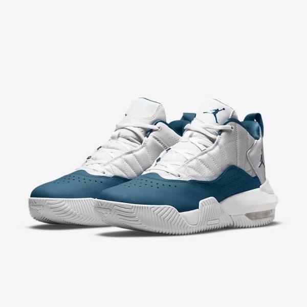 Buty Jordan Męskie Nike Jordan Stay Loyal Białe Czerwone Niebieskie | NK348HYQ