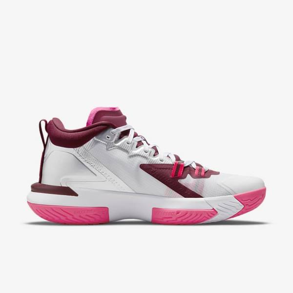 Buty Jordan Męskie Nike Zion 1 Białe | NK142MUR