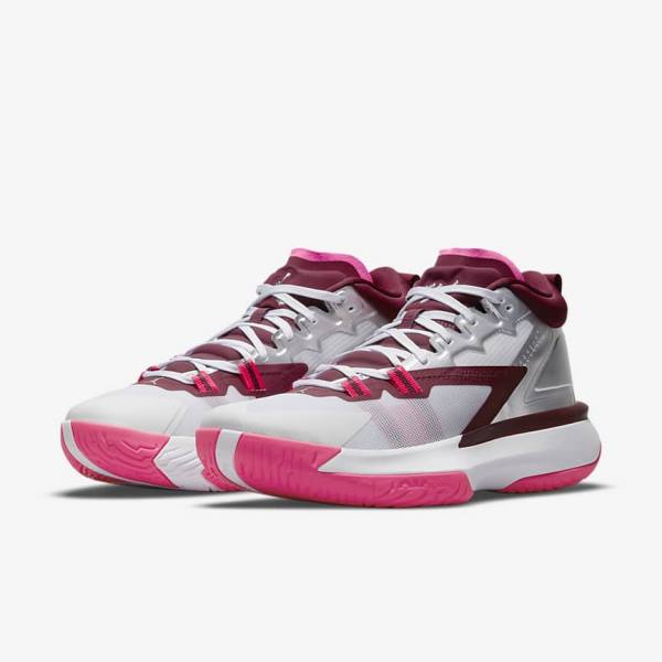 Buty Jordan Męskie Nike Zion 1 Białe | NK142MUR