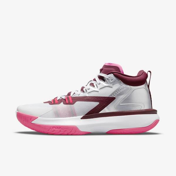 Buty Jordan Męskie Nike Zion 1 Białe | NK142MUR