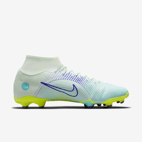 Buty Piłkarskie Damskie Nike Mercurial Dream Speed Superfly 8 Academy MG Multi-Grounds Zielone Fioletowe Zielone | NK725SUD