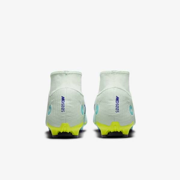 Buty Piłkarskie Damskie Nike Mercurial Dream Speed Superfly 8 Academy MG Multi-Grounds Zielone Fioletowe Zielone | NK725SUD