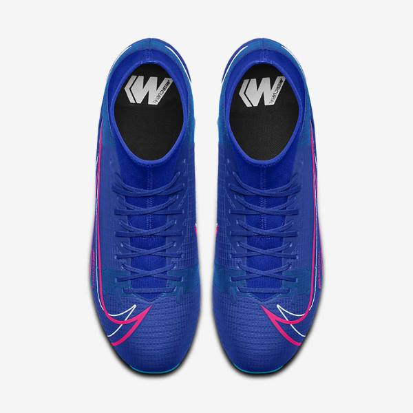 Buty Piłkarskie Damskie Nike Mercurial Superfly 8 Academy By You Custom Kolorowe | NK037RYG