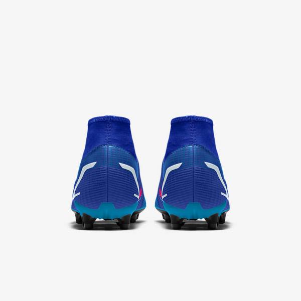 Buty Piłkarskie Damskie Nike Mercurial Superfly 8 Academy By You Custom Kolorowe | NK037RYG