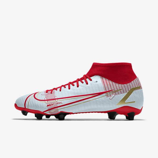 Buty Piłkarskie Damskie Nike Mercurial Superfly 8 Academy By You Custom Kolorowe | NK062BPA