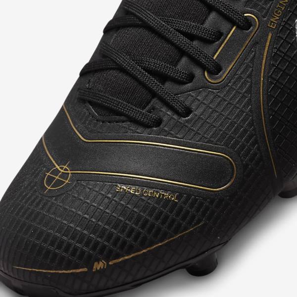 Buty Piłkarskie Damskie Nike Mercurial Superfly 8 Academy MG Multi-Grounds Czarne Metal Srebrne Szare Metal Złote | NK165ZES