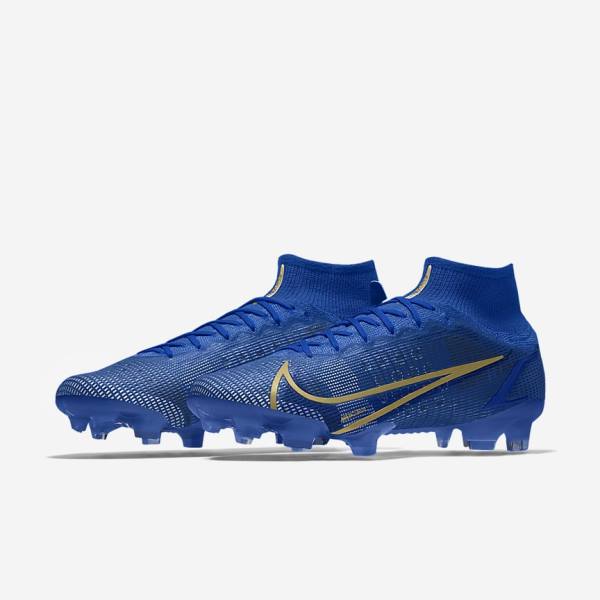 Buty Piłkarskie Damskie Nike Mercurial Superfly 8 Elite By You Custom Kolorowe | NK301BMJ