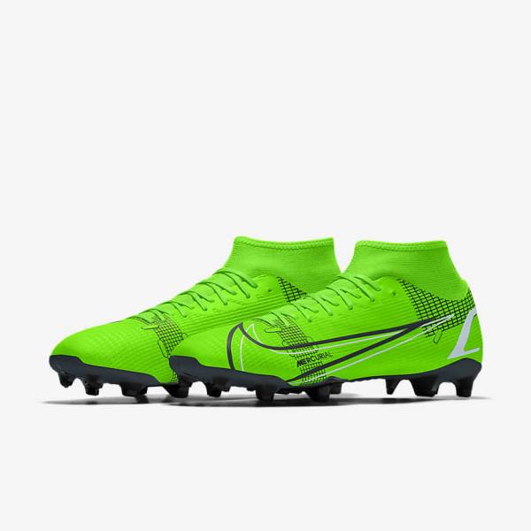 Buty Piłkarskie Damskie Nike Mercurial Superfly 8 Academy By You Custom Kolorowe | NK524CRL