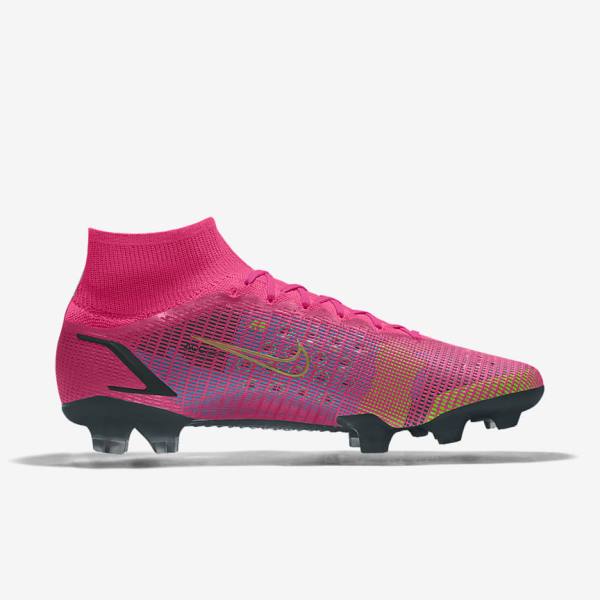 Buty Piłkarskie Damskie Nike Mercurial Superfly 8 Elite By You Custom Kolorowe | NK532LZC