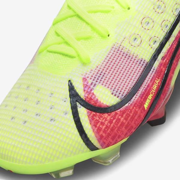 Buty Piłkarskie Damskie Nike Mercurial Superfly 8 Elite FG Firm-Grounds Czarne Głęboka Czerwone | NK640AGX