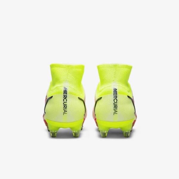 Buty Piłkarskie Damskie Nike Mercurial Superfly 8 Elite SG-Pro AC Soft-Ground Czarne Głęboka Czerwone | NK795PON