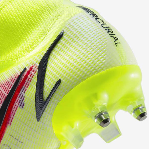 Buty Piłkarskie Damskie Nike Mercurial Superfly 8 Elite SG-Pro AC Soft-Ground Czarne Głęboka Czerwone | NK795PON