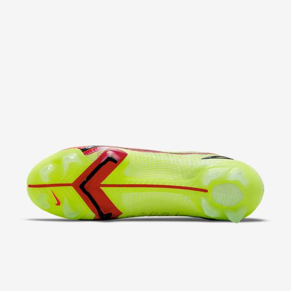 Buty Piłkarskie Damskie Nike Mercurial Vapor 14 Elite FG Firm-Ground Czarne Głęboka Czerwone | NK146SPH